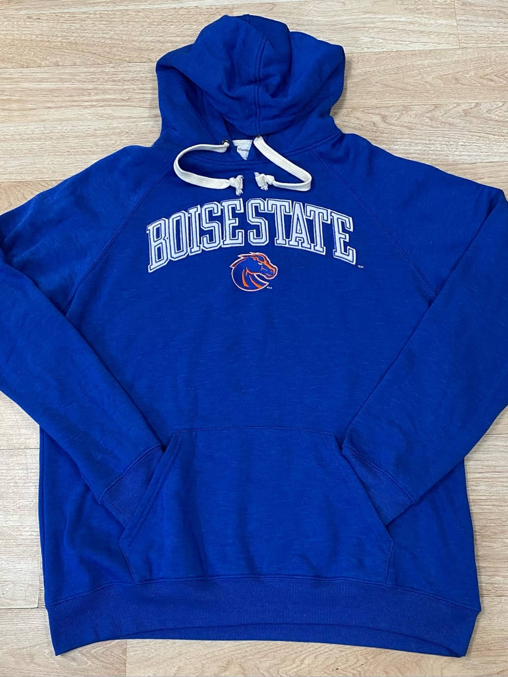 Boise State Broncos Hoodie Men’s L Blue Captivating Apparel Pullover Sweatshirt